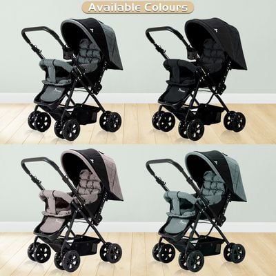 Teknum Reversible Look at Me Stroller - Dark Grey